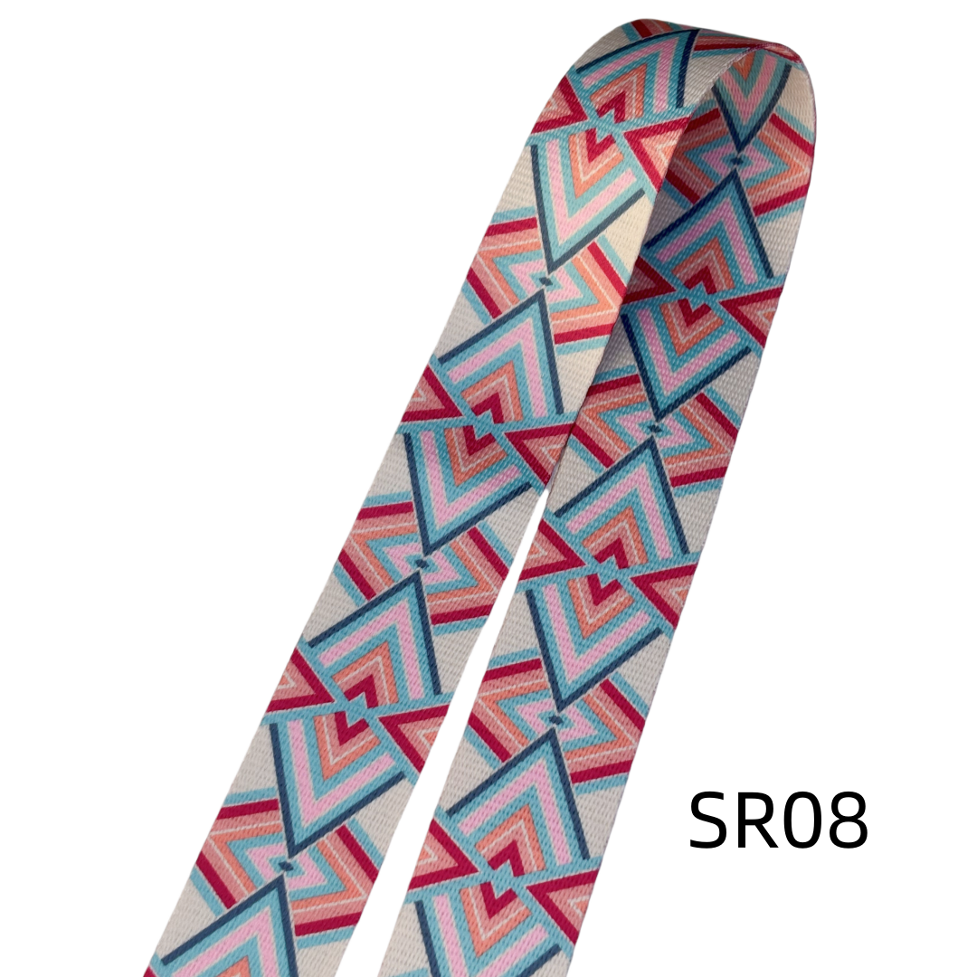 Sangles à motifs en 38mm - Multicolore - Épaisseur 1mm