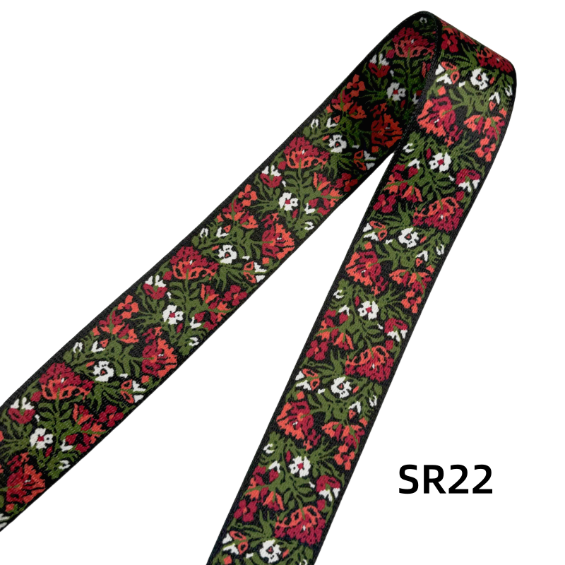 Sangles à motifs en 38mm - Multicolore - Épaisseur 1mm