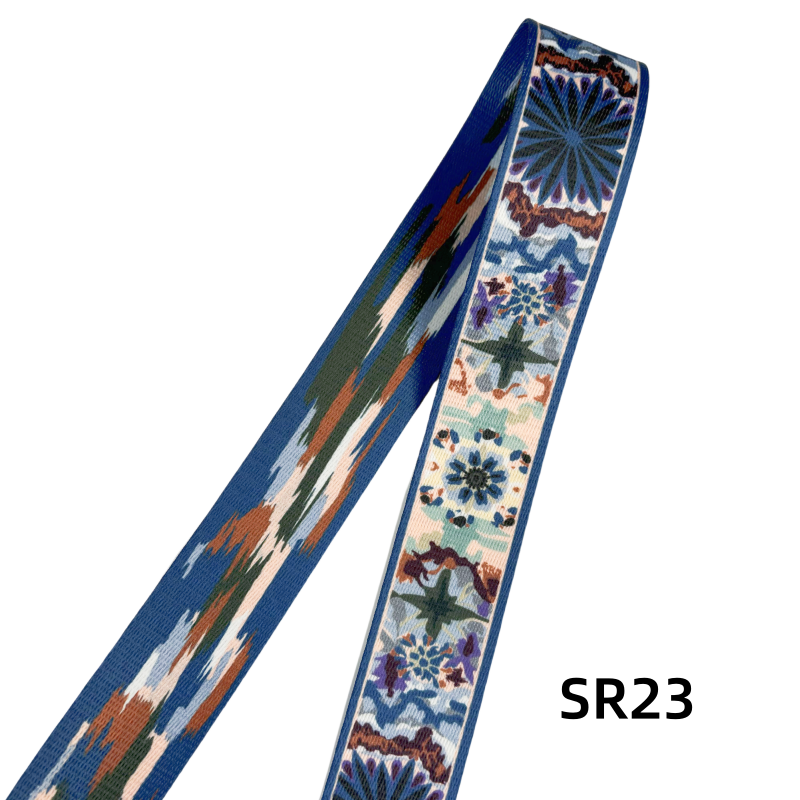 Sangles à motifs en 38mm - Multicolore - Épaisseur 1mm