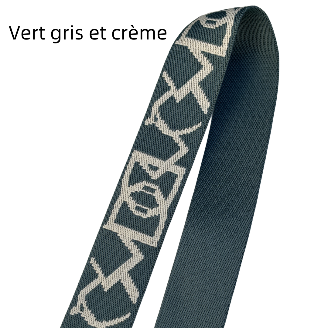 Bandoulières réglable pour sac - jacquard - 38mm