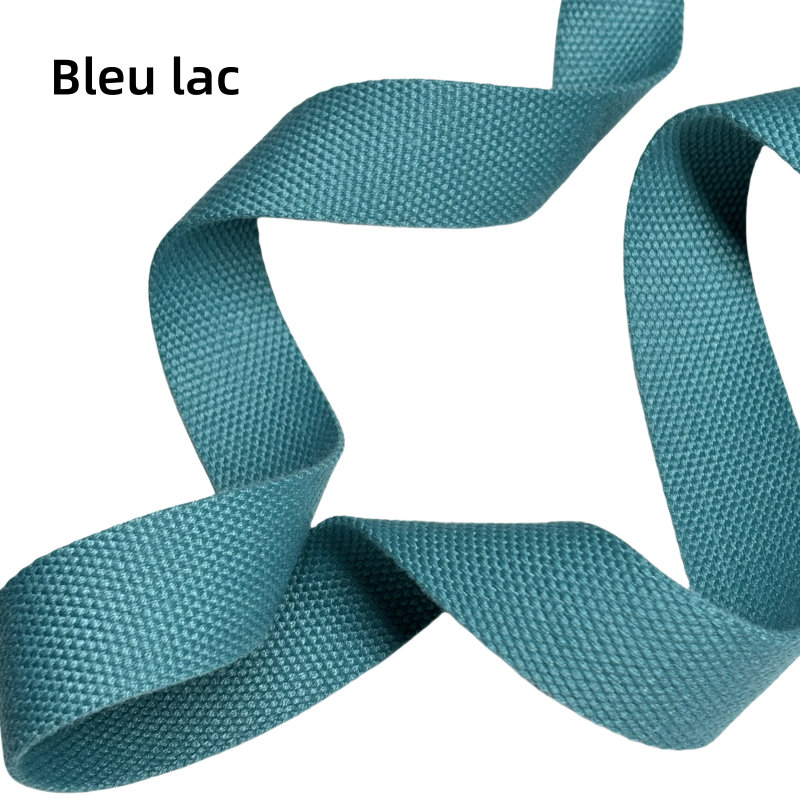 Bandoulières réglable pour sac - en coton polyester de couleur unie - 25mm