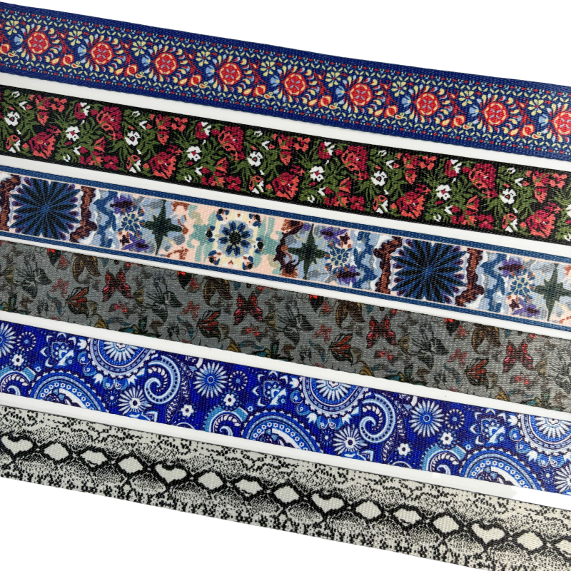 Sangles à motifs en 38mm - Multicolore - Épaisseur 1mm